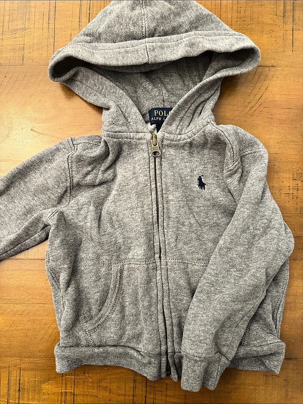 Polo Ralph Lauren Baby Full-Zip Hoodie Gray Baby 18M